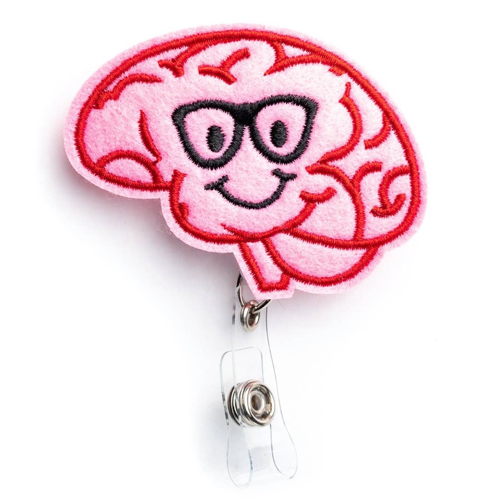Brain Badge Reel Holder